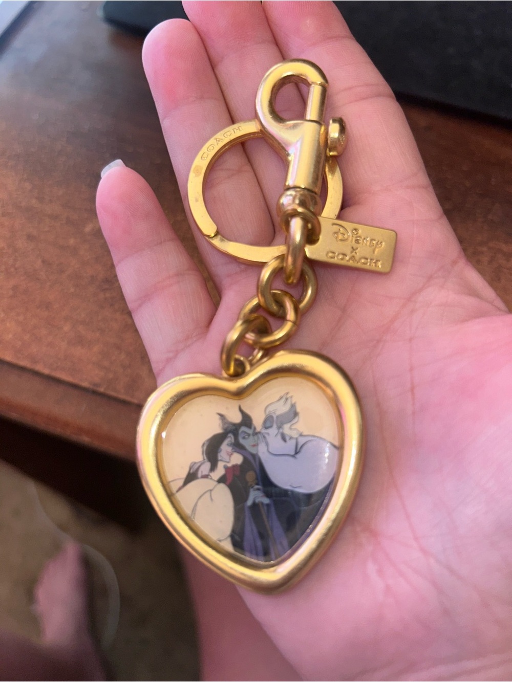 Coach Disney villians keychain